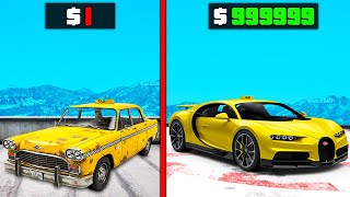 $1 to $1,000,000,000 TAXI in GTA 5