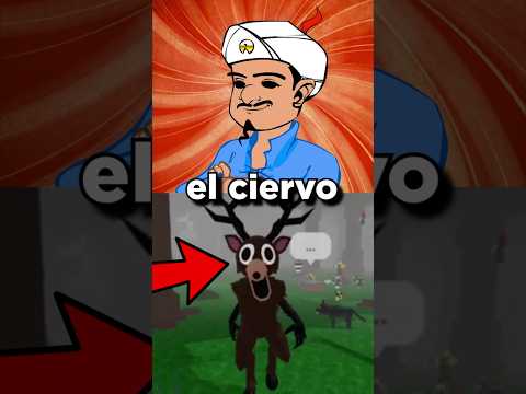NUNCA le preguntes sobre el CIERVO a AKINATOR 😱 #99nochesenelbosque #roblox #shorts