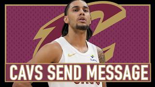 CAVS SEND A MESSAGE TO THE PISTONS