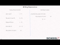 Exploring Writing Expressions in Algebra