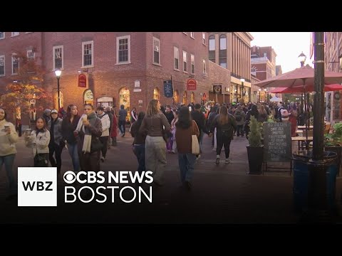 YouTube video thumbnail: Crowds Flock to Salem, Massachusetts Ahead of Halloween