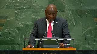 South Africa President UN Speech Shames G20's Shameful Greed