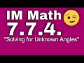 Angles and Equations Concepts
