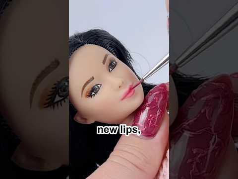 Giving Barbie a Wolf Cut Makeover