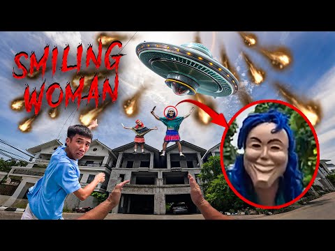 SMILING WOMAN REAL LIFE ESCAPE 16.0 | Horror Parkour Pov Short | Bubbles 3Run