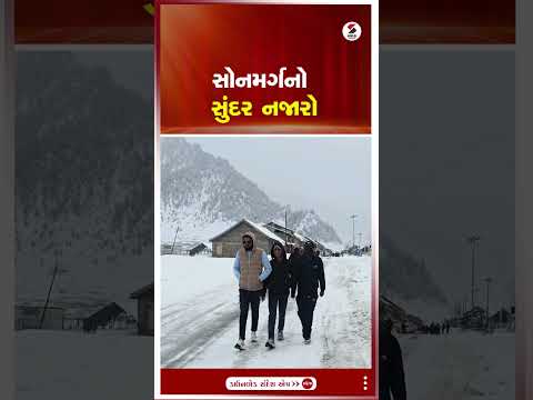 Sonmarg | સોનમર્ગનો સુંદર નજારો | Winter | Snowfall | Shorts | Weather Update