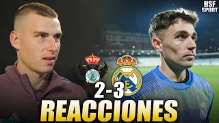 DECLARACIONES de LUNIN y JIMENEZ post partido TALAVERA 2-3 REAL MADRID | HSF Sport