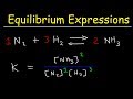 Equilibrium Expressions in Chemistry