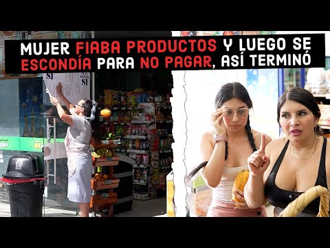 Mujer fiaba productos y luego se escondía para no pagar, así terminó