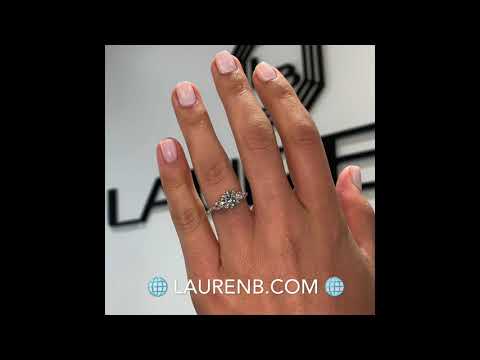 1.50 ct Round Diamond with Pear Shape Sides