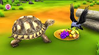 दयालु कछुआ और लालची कौवा Tortoise and The Greedy Crow Hindi Kahaniyan Kachhua aur Kauve Ki Kahani