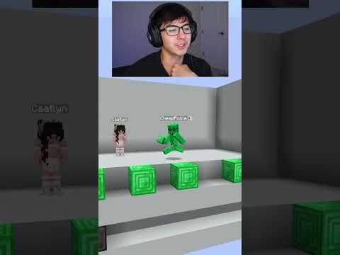 he did the IMPOSSIBLE...🤔🎨Minecraft color match GIRLFRIEND #minecraft #shorts #minecraftshorts
