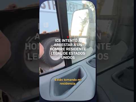 ICE intenta arrestar a un residente que mostró su 'green card'.