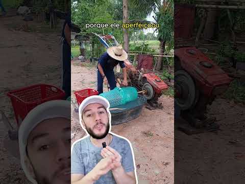 O cara mais inteligente que você vai ver! Ele criou uma máquina de lavar sem gastar nada!