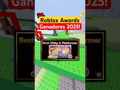 🏆 Ganadores de los Roblox Awards 2025!! #roblox #games #shorts