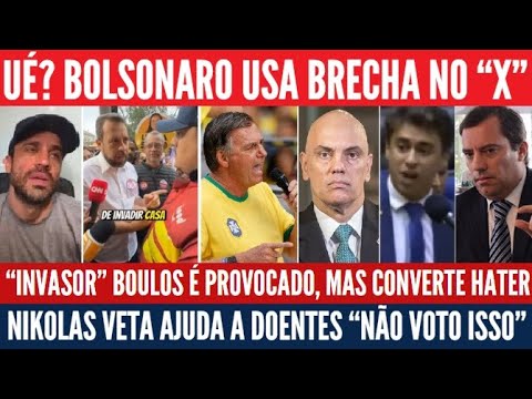 Xandão punirá Bolsonaro? Boulos converte hater, Nikolas prova que é ruim, bolsonarismo é uma seita