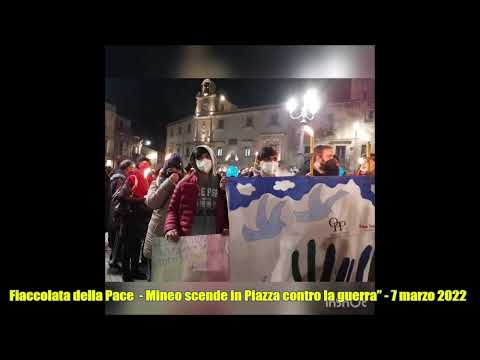 Video: (VIDEO interviste) “Fiaccolata della Pace  - Mineo scende in Piazza contro la guerra”, lunedì 7 marzo, contro aggressione russa all'Ucraina. Hanno partecipato i minori e neo maggiorenni del progetto SAI “Vizzini MSNA” di Mineo 