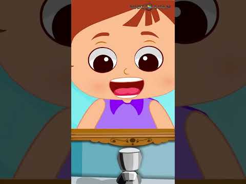 Toothcare Song | Brushing Song For Kids | Healthy Habits #youtubeshorts #nurseryrhymes  #animation