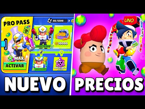 NUEVO PRO PASS Y PRECIOS de LAS NUEVAS SKINS | SNEAK PEEK de BRAWL STARS