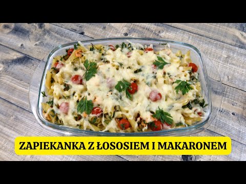 Prosta Zapiekanka z Łososiem i Makaronem - Idealny Przepis na Szybki Obiad!