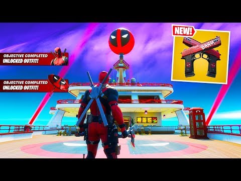DEADPOOL SKIN OUT NOW! DEADPOOL WEEK 7 CHALLENGES! (Fortnite Deadpool Item Shop)