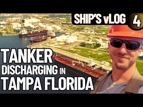 TANKER DISCHARGING IN TAMPA FLORIDA | CARGO OPERATIONS | CARGO WATCH SHIP'S vLOG 4