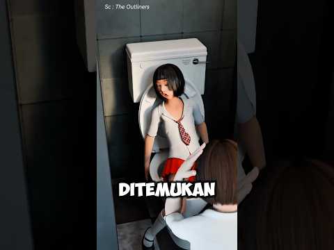 Dia Dibully Dan Arwahnya Gentayangan di Toilet Sekolah‼️😱 #short #kisahnyata #animasi