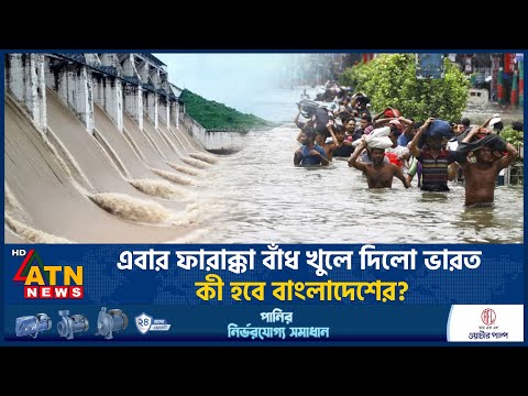 এবার ফারাক্কা বাঁধ খুলে দিলো ভারত, কী হবে বাংলাদেশের? | Farakka Barrage Open | Flood | ATN News