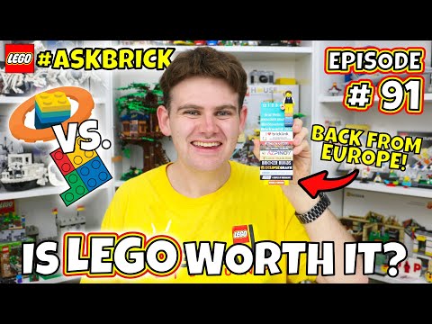 Are LEGO Conventions WORTH IT? LEGO Mosaic Maker? Skærbæk Fan Weekend? & MORE | #AskBrick 91