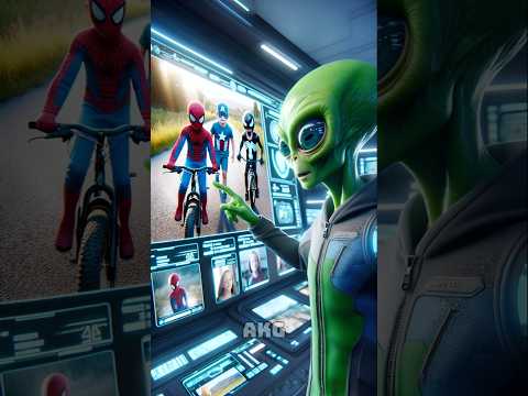 Alien kidnapped Spider-man's family | Ufo invasion #shorts #spiderman
