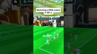 Watching a FIFA Match in AR on Meta Quest 3