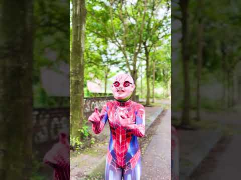 Spidergirl Chooses the Right Monster Mask #shorts #spiderman #youtubeshorts