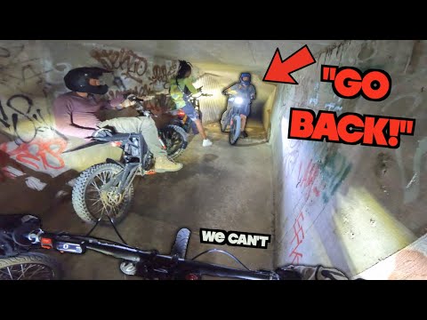 we got lost in an underground tunnel