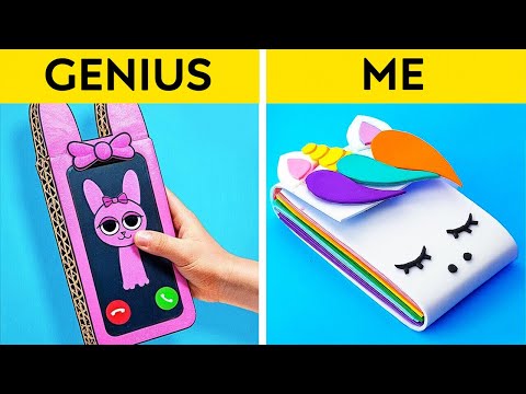 簡単なペーパークラフト || 粘土とレジンアート！123 GO! SCHOOLによるクールなDIYジュエリー＆ミニクラフト