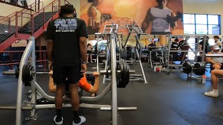 First snow trip - first snow SQUALL - Benching 375lb/170kg at 152lb/69kg bodyweight