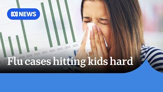 Influenza B is hitting Australian kids hard this flu season as vaccination uptake slows | ABC NEWS