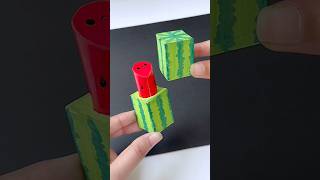 (￼🍉+💄) #tonniartandcraft #diy #craft #art #shorts