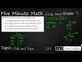 Odd and Even Numbers Concepts