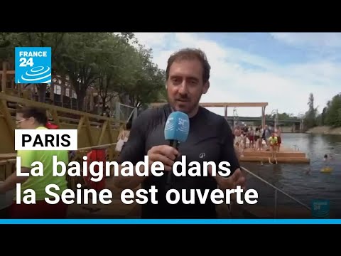 À Paris, la baignade dans la Seine est ouverte • FRANCE 24