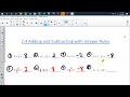 Exploring Integer Rules for Adding and Subtracting Fractions