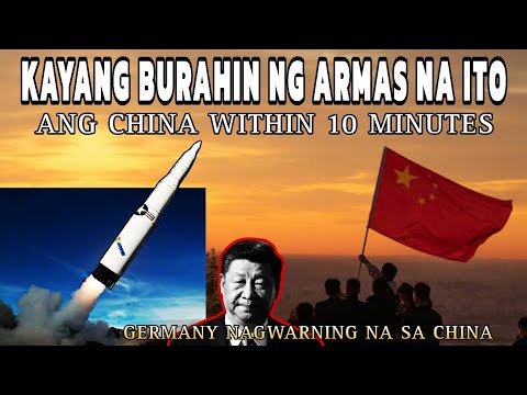 Kayang burahin ng ARMAS na ito ang China | Warning ng Germany wag galawin ang Pilipinas