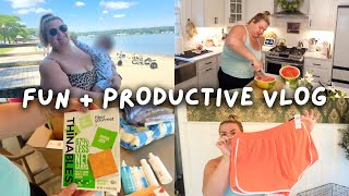 Busy Mom Vlog: Beach Day with Baby & Productive Morning Routine