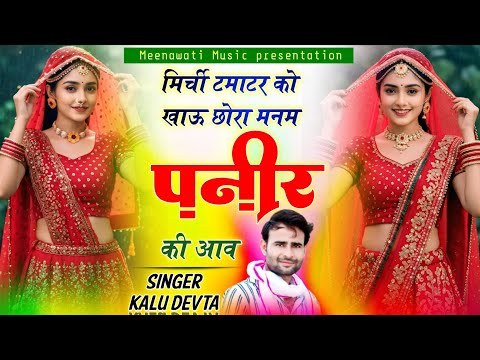 मिर्ची टमाटर को खाऊ छोरा मनम पनीर की आव // इंस्टा वायरल सोंग // singer kalu devta meena geet 2025