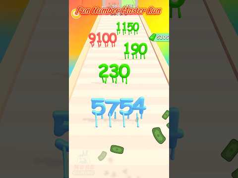 😱👉Fun Number Master Run 楽しいビデオ #numbergame #funnyvideo #shorts #shortsfunny