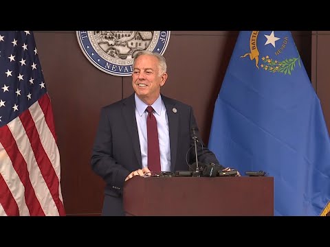 YouTube video thumbnail: Nevada Gov. Joe Lombardo Urges Federal Government To Reopen