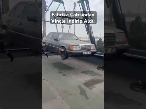 9 Yıldır Çatıda Yatan Mercedes 200E
