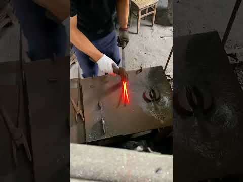 Pure hand forged tongs