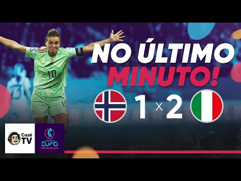 MELHORES MOMENTOS: NORUEGA 1 X 2 ITÁLIA | EUROCOPA FEMININA 2025 | QUARTAS DE FINAL