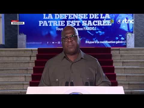 Enfin le chef de l’état Félix Tshisekedi s’exprime sur la situation à l’Est de la RDC