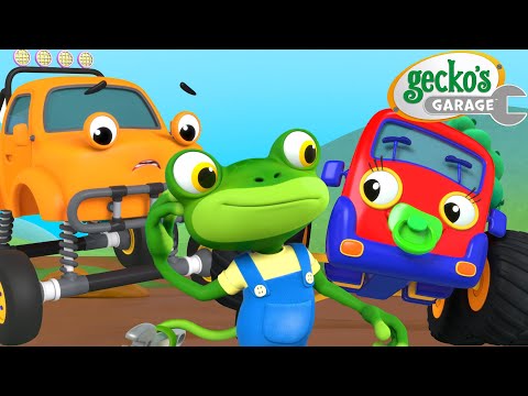 Tyre Mix-Up: Gecko to the Rescue! | Gecko's Garage 🚚 | Cartoons For Kids | Toddler Fun Learning